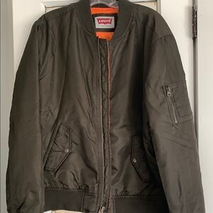 Levi's Men's Dark Brown Bomber Jacket